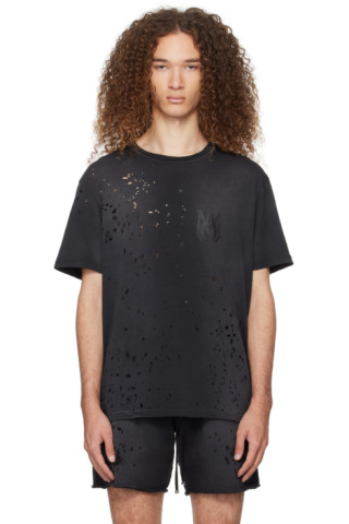 【送料関税込】AMIRI MA Shotgun Embroidered Logo T-Shirt AMIRI MA Shotgun T-shirt | Black | FARFETCH