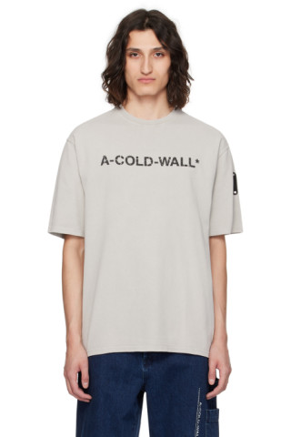【関税込み】A-COLD-WALL* グレー Oblique Tシャツ 241908M213011_1.jpg