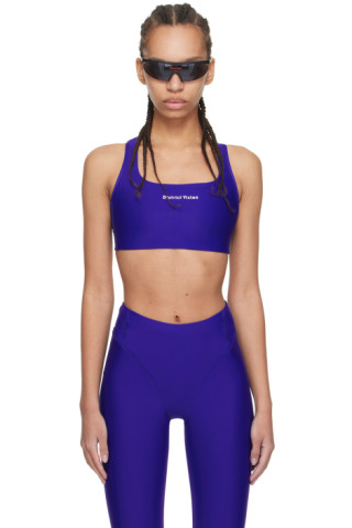 District Vision: Blue Twin Layer Sport Bra