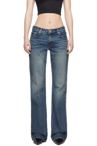 【関税込み】Rhude SSENSE限定 ブルー ジーンズ 241923F069002_1.jpg