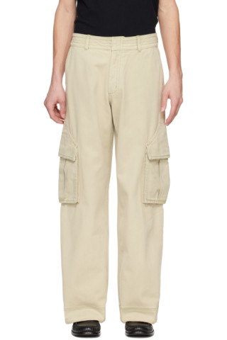 【関税込み】Rhude ベージュ フェード カーゴパンツ Rhudeのベージュ フェード カーゴパンツがセール中