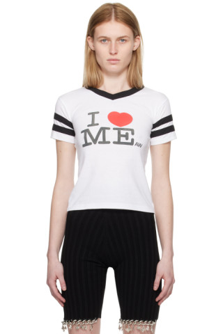 Ashley Williams - ホワイト I Heart Me Tシャツ