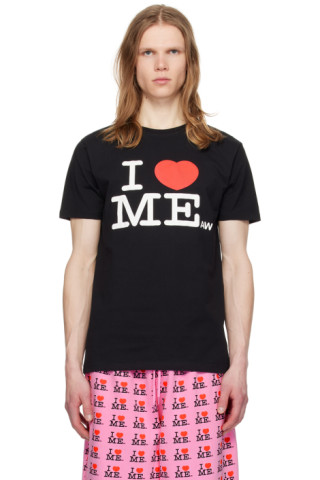 Ashley Williams - SSENSE限定 ブラック I Heart Me Tシャツ