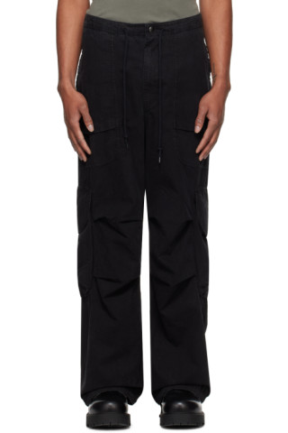 Black Freight Cargo Pants by Entire Studios on Sale Black Freight Cargo Pants by Entire Studios on Sale