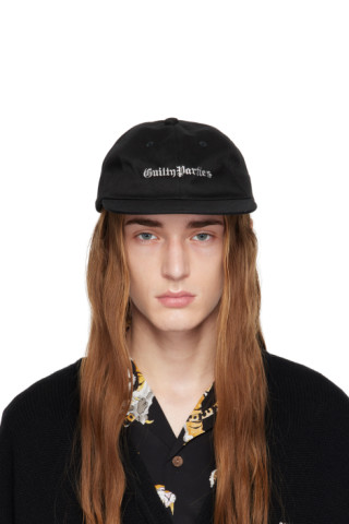 Black 6-Panel Cap by WACKO MARIA on Sale