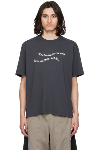 【関税込み】BLUEMARBLE ブラック Lucky Tシャツ 241950M213006_1.jpg