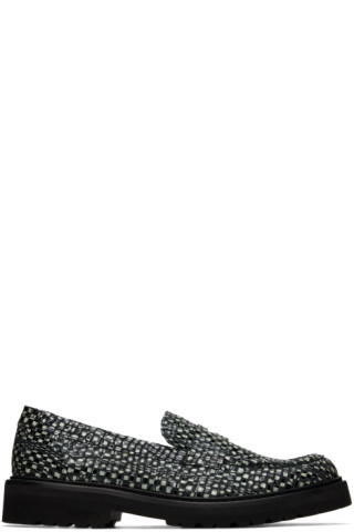 【関税込み】VINNY's ブラック&ホワイト Richee ローファー VINNY's: Black & White Richee Loafers | SSENSE 日本