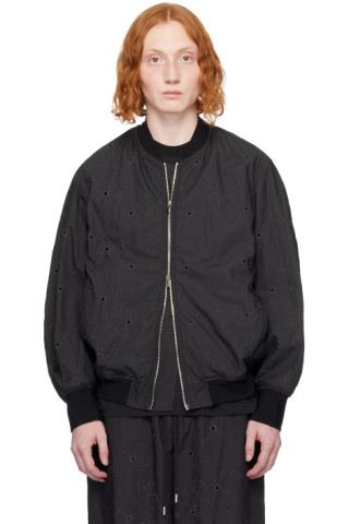 【全刺繍】Wanna ボンバージャケット フライトジャケット ブラック 楽天市場】SHINYAKOZUKA | BOMBER WITH NO BIJOU (BLACK) MA-1