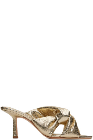 【関税込み】Studio Amelia ゴールド Pillow Loop 70 ヒール Gold Pillow Loop 70 Heels by Studio Amelia on Sale