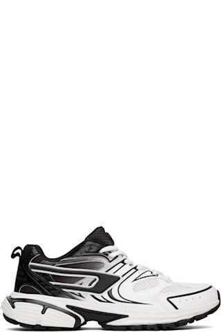 Black & White S-Serendipity Pro-X1 Sneakers by Diesel on Sale Black & White S-Serendipity Pro-X1 Sneakers by Diesel on Sale