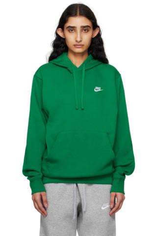 Nike: Green Sportswear Club Hoodie SSENSE Canada