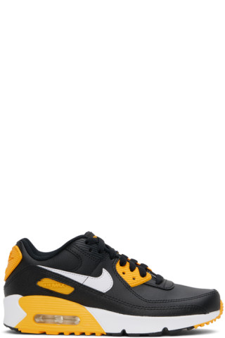 nike air max 90 essential black and yellow