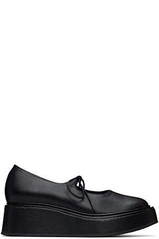 Nicole Saldana ファビアナ ブラック　パンプス　ローファー Black Fabiana Loafers by Nicole Saldaña on Sale