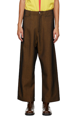 Omar Afridi: Yellow Trotti Baggy Trousers | SSENSE UK Omar Afridi: Yellow Trotti Baggy Trousers | SSENSE UK