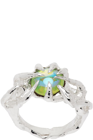 Harlot Hands: SSENSE Exclusive Silver Fantasie Ring | SSENSE UK