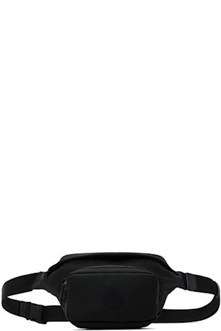 Moncler: Black Durance Pouch | SSENSE Moncler: Black Durance Pouch | SSENSE