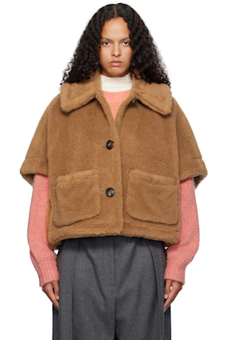 ◆MAX MARA 最新作◆Max Newterzo ジャケット/Brown◆ Tan Newterzo Jacket by Max Mara on Sale