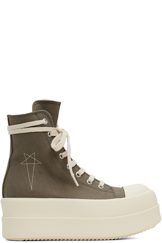 Gray Porterville Double Bumper Sneaks Sneakers by Rick Owens Gray Porterville Double Bumper Sneaks Sneakers by Rick Owens