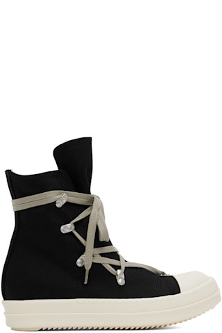 Black Porterville Hexa Sneaks Sneakers by Rick Owens DRKSHDW Black Porterville Hexa Sneaks Sneakers by Rick Owens DRKSHDW