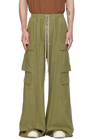 パンツ Rick Owens Porterville cargo belas Khaki Porterville Cargobelas Cargo Pants by Rick Owens on Sale
