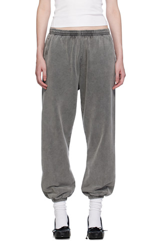 【関税込み】Acne Studios グレー ロゴパッチ ラウンジパンツ Acne Studiosのグレー ロゴパッチ ラウンジパンツがセール中