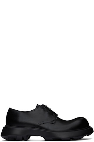 Acne studios derby lace up レザー　シューズ　ダービー Acne Studios Leather Lace-Up Shoes Black FN-MN-SHOE000272