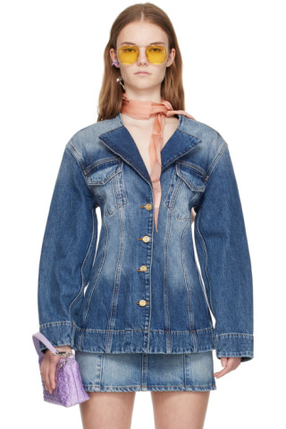⭐️新品未使用⭐️GANNI デニムジャケット ライトブルー 242144F057000_1.jpg