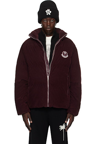 Moncler Genius: Moncler x Palm Angels バーガンディ Abrolhos