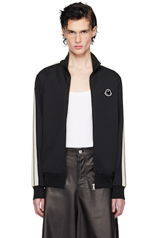 Moncler Genius: Moncler x Palm Angels Black Zip-Up Track