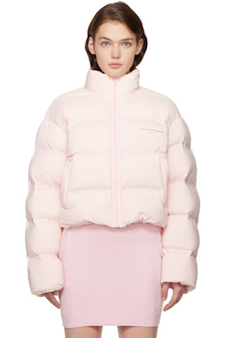 大人気【alexanderwang】クロップ丈 パファージャケット☆ピンク 242187F061000_1.jpg
