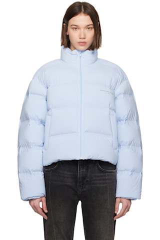 alexanderwang ダウンジャケット パフジャケット ロゴ Alexander Wang パデッドジャケット | ブラック | FARFETCH JP