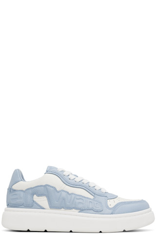 【関税込み】Puff Sneakers - Alexander Wang - Leather - Grey Puff Pebble Sneaker in Leather in WHITE/GREY | alexanderwang®