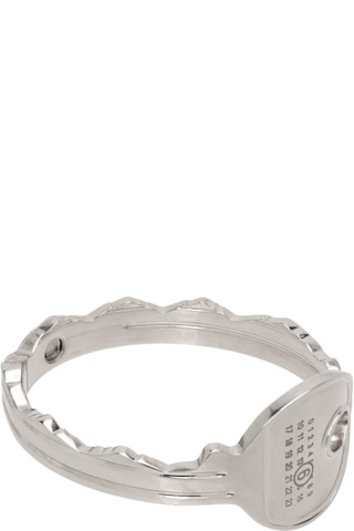 MM6 Maison Margiela: シルバー Key ブレスレット | SSENSE 日本 MM6 Maison Margiela: シルバー Key ブレスレット | SSENSE 日本