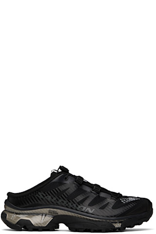 MM6 Maison Margiela: Black Salomon Edition XT-4 Mule Sneakers | SSENSE