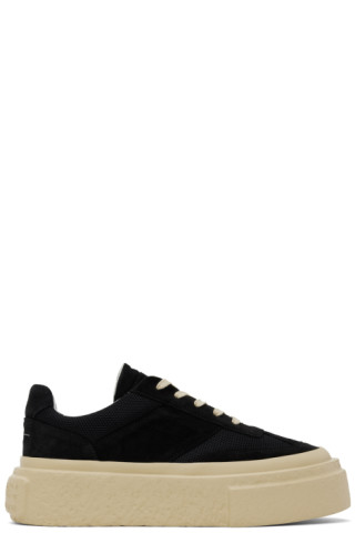 ◆MM6 Maison Margiela◆Gambetta レースアッププラットフォーム MM6 Maison Margielaのブラック Gambetta レースアップ