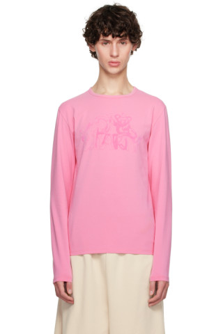 Tシャツ・カットソー MAISON MARGIELA Women Tunic Tops S51GC0533S20079 218 PINK 242188M213012_1.jpg