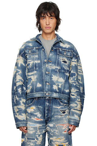 future archive デニムジャケット BEAMS（ビームス）FUTURE ARCHIVE / LOGO DENIM JACKET
