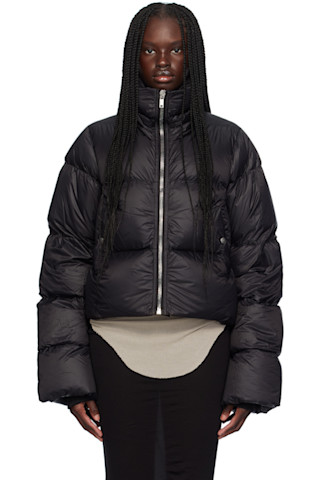 国内発送 RICK OWENS Porterville タートル ダウンジャケット Black Porterville Turtle Down Jacket by Rick Owens on Sale