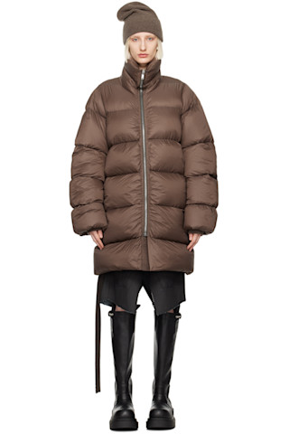 【関税込み】Rick Owens ブラウン Turtle ダウンコート Rick Owensのブラウン Turtle ダウンコートがセール中