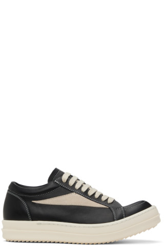 Black Porterville Vintage Sneakers by Rick Owens on Sale Black Porterville Vintage Sneakers by Rick Owens on Sale