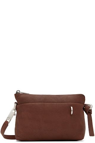 【関税込み】Rick Owens ブラウン Porterville Adri バッグ Rick Owensのブラウン スモール Porterville Adri バッグがセール中