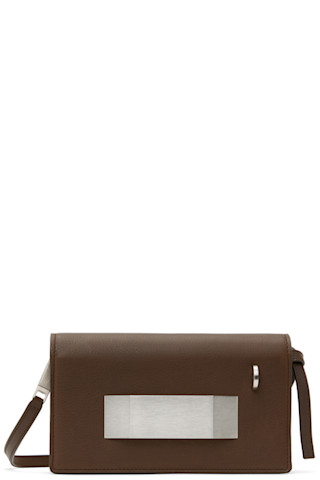 ◆Rick Owens◆Porterville Griffin カーフスキン バッグ Brown Porterville Griffin Bag by Rick Owens on Sale