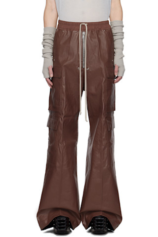 rick owens Porterville Cargobelas カーゴベラ Black Porterville Cargobelas Cargo Pants by Rick Owens on Sale