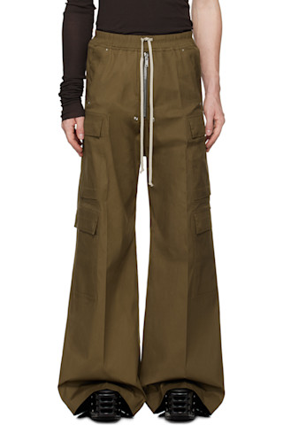 パンツ RICK OWENS Porterville Cargo Pants 44 Green Porterville Cargobelas Cargo Pants by Rick Owens on Sale