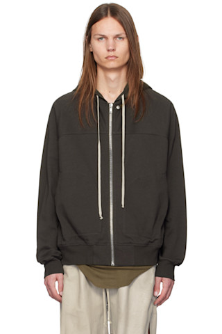 【関税込み】Rick Owens グレー Windbreaker フーディ Rick Owensのグレー Windbreaker フーディがセール中