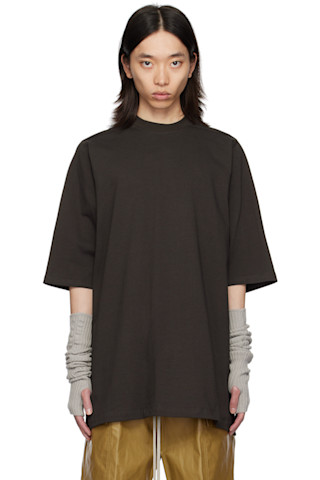 【関税込み】Rick Owens ブルー Porterville Jumbo Tシャツ Gray Porterville Jumbo T-Shirt by Rick Owens on Sale