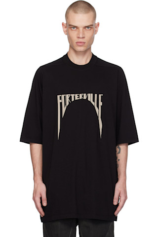 関税送料込み■Rick Owens■Jumbo SSマキシTシャツ Rick Owens - Jumbo SS T-Shirt in Black – SVRN