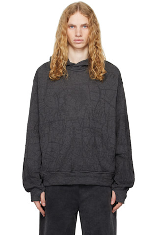 【関税込み】Serapis グレー ニットフーディ 242238M202000_1.jpg