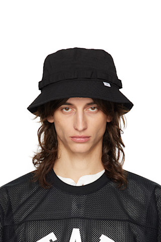 Black Jungle 01 Bucket Hat by WTAPS on Sale Black Jungle 01 Bucket Hat by WTAPS on Sale