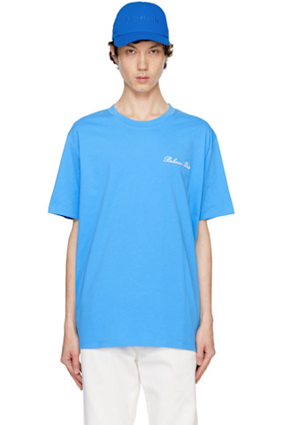 T-shirt Springfield Bleu Marine à Motifs Et Messages Brodés - Taille S Femme - Neuf Avec étiquettes